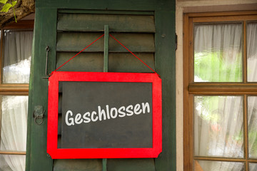 Geschlossen