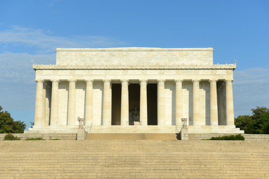 Lincoln Memorial in the morning in Washington DC