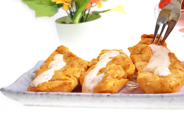 다양한 훈제오리 바베큐요리