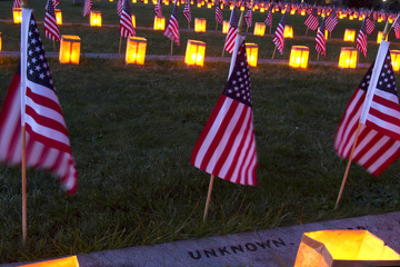 Luminary for the Unknown at Gettysburg - obrazy, fototapety, plakaty