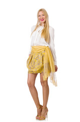 Young woman in fashion concept