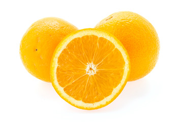 Orange isolated on white