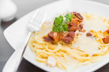 Spaghetti carbonara