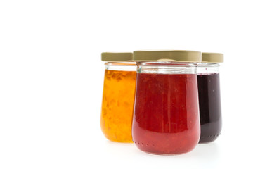 Jam Jar isolated on white background