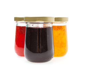 Jam Jar isolated on white background