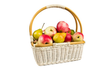 Basket with apples