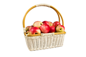 Basket with apples