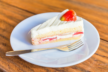 Strawberry cream cakes