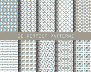 10 blue geometric patterns 6