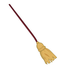 broom isolated illustration