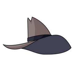 hat isolated illustration