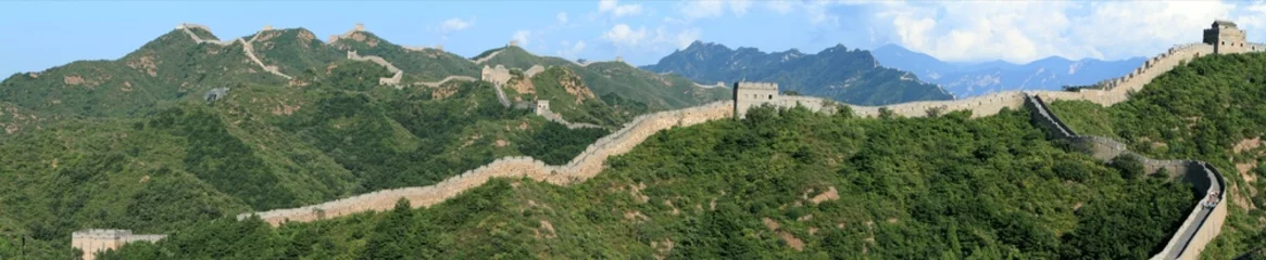Foto op Canvas Die Chinesische Mauer bei Jinshanling © hecke71