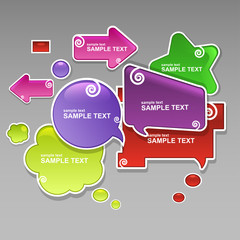 Speech bubbles design