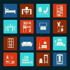 vector furniture icons