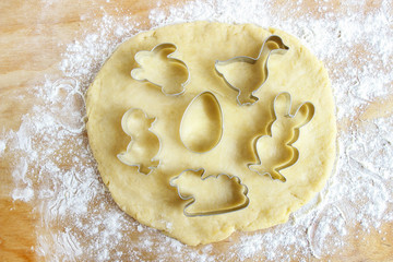 Easter gingerbread cookies