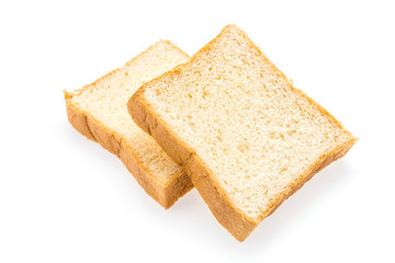 Bread isolated on white