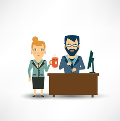 secretary is the boss coffee