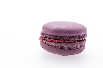 Macaroons isolated on white