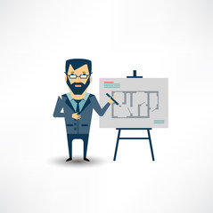 architect sitting Documents