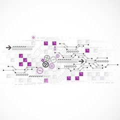 Abstract computer technology background for your business