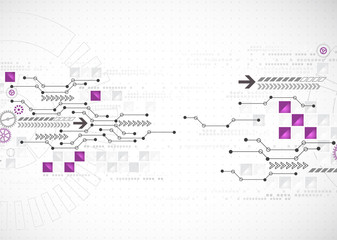 Abstract computer technology background for your business
