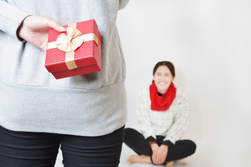 Fototapeta premium Lovers and gifts