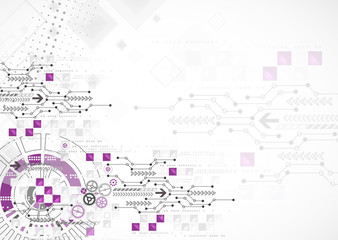 Abstract computer technology background for your business