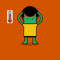 Ebola symptom, Fever.