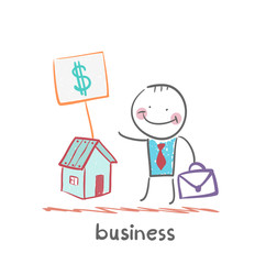 business man to sell house