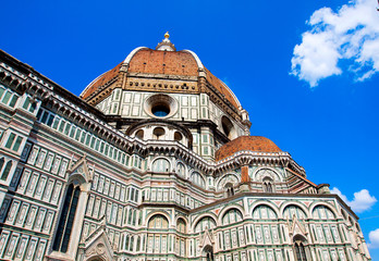 Domes of Cathedral Santa Maria del Fiore, Florence, Italy