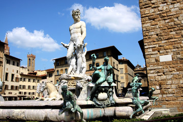 Neptune Statue in Florence