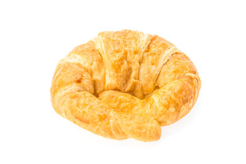 Croissant isolated on white