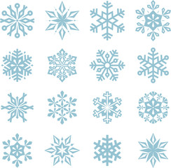 Fototapeta na wymiar Christmas Snowflakes