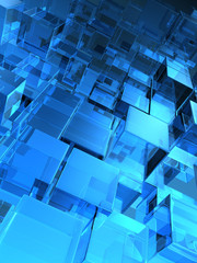 Obraz premium glass cubes