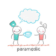 . Fun cartoon style illustration. The situation of life.