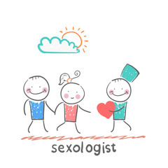 Sexologist gives the heart a man and woman