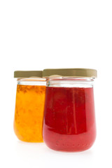 Jam Jar isolated on white background