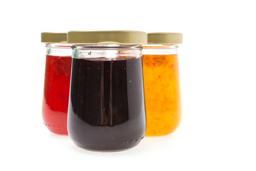 Jam Jar isolated on white background