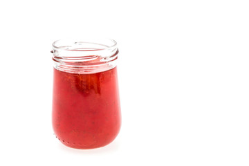 Jam Jar isolated on white background