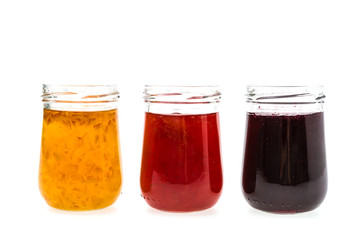 Jam Jar isolated on white background