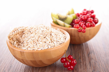 oat and fruits