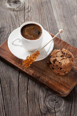 Espresso and chocolate chip cookies
