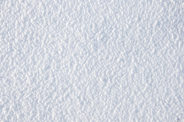 background of fresh snow
