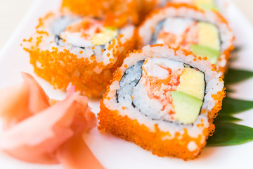 California roll sushi maki