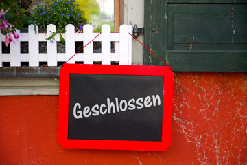 Geschlossen