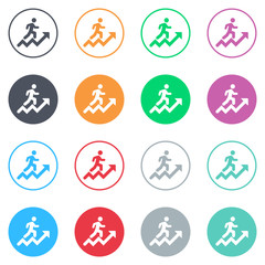 Vector flat iButtons