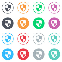 Vector flat iButtons