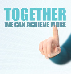 Together we can achieve more