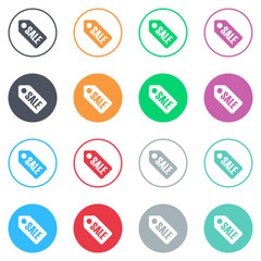 Vector flat iButtons