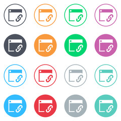Vector flat iButtons